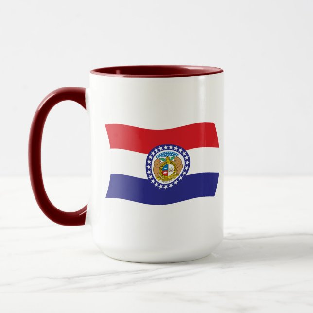Muggen med Missouriflaggan Mugg (Vänster)