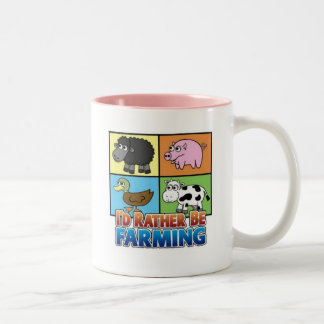 Muggen Två-Avbildar T Två-Tonad Mugg