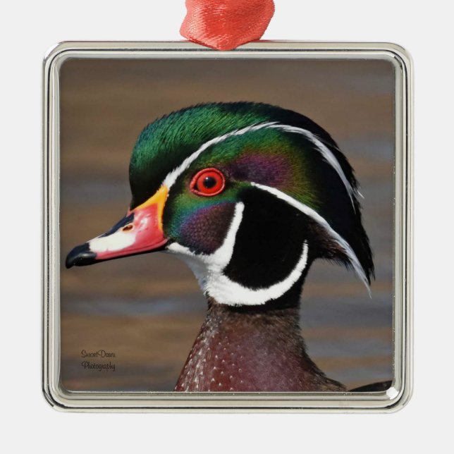 Muggens musknapp julgransprydnad metall (Framsidan)