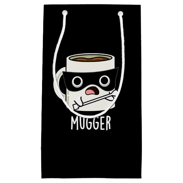 Mugger Roliga Mugg Puns Mörk Bakgrund (Framsidan)