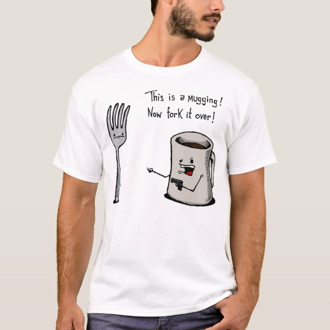 Mugger Shirt Tee Shirt (Framsida)
