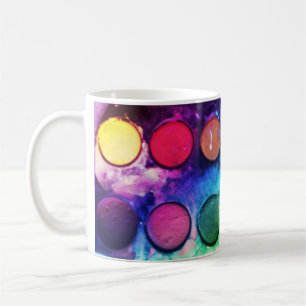 MUGGKONST PALETTE-ART SPARAR LIV KAFFEMUGG