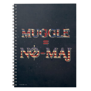 MUGGLE™ = NO-MAJ™ ANTECKNINGSBOK