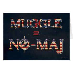 MUGGLE™ = NO-MAJ™ HÄLSNINGSKORT