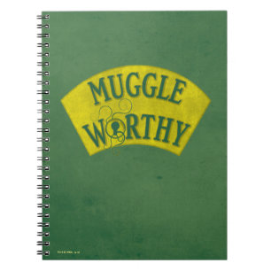 MUGGLE WORTHY™ ANTECKNINGSBOK