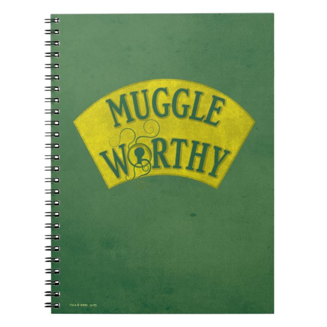 MUGGLE WORTHY™ ANTECKNINGSBOK (Framsidan)