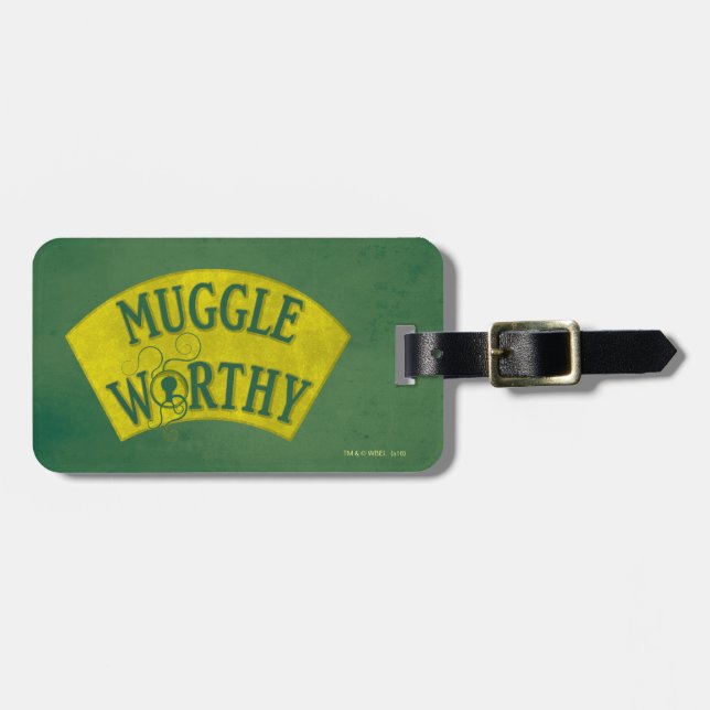 MUGGLE WORTHY™ BAGAGEBRICKA (Horisontell Framsida)
