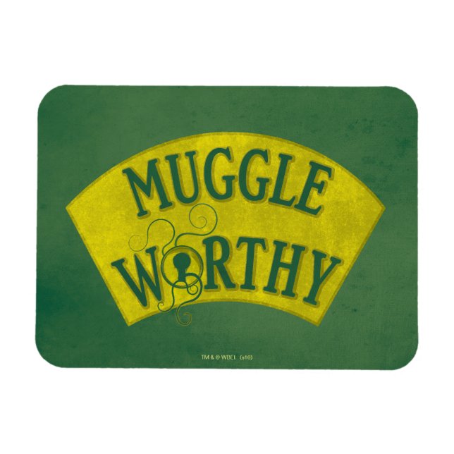 MUGGLE WORTHY™ MAGNET (Horisontell)