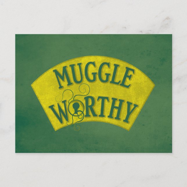 MUGGLE WORTHY™ VYKORT (Framsida)