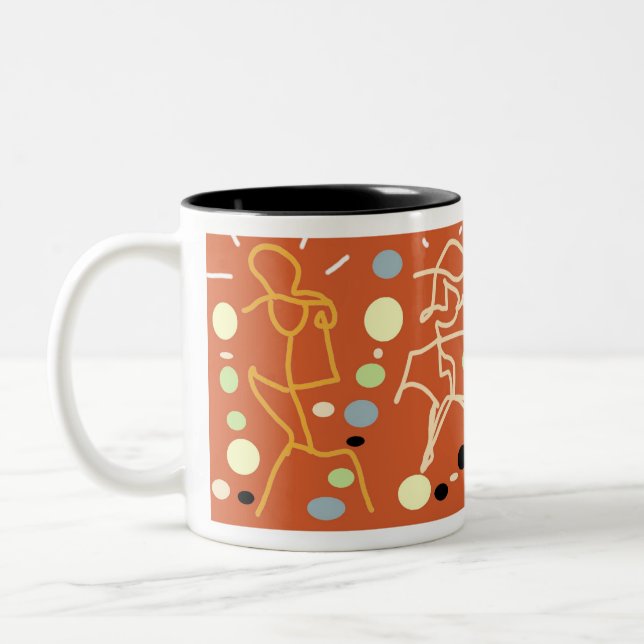 Muggles Aug23 numeriska 3 Två-Tonad Mugg (Vänster)