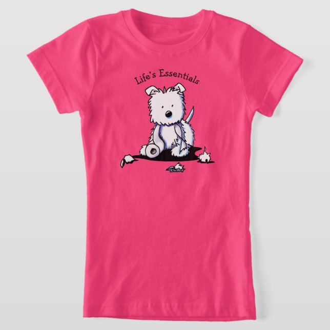 Muggles Westie TP T Shirt (Laydown)