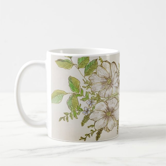 MuggLouisiana Magnolia Kaffemugg (Vänster)