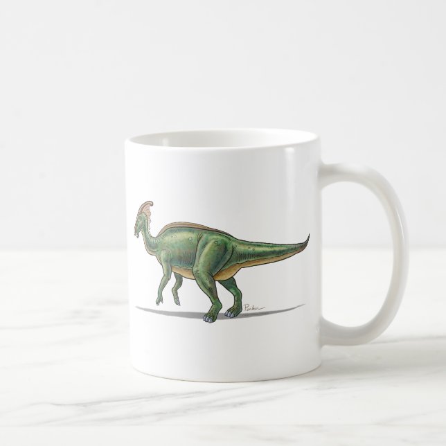 MuggParasaurolophus Dinosaur Kaffemugg (Höger)