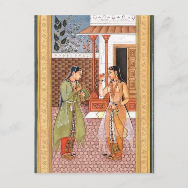 Mughal Art Vykort (Framsida)