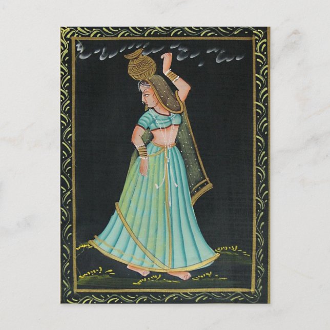 Mughal Art Vykort (Framsida)