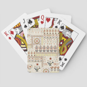 Mughal Blommigt Paisley: Ethnic Digital Elegance. Casinokort