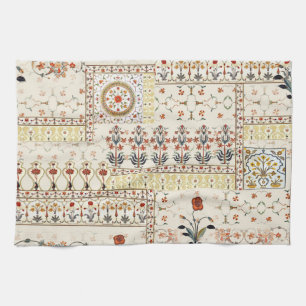 Mughal Blommigt Paisley: Ethnic Digital Elegance. Kökshandduk