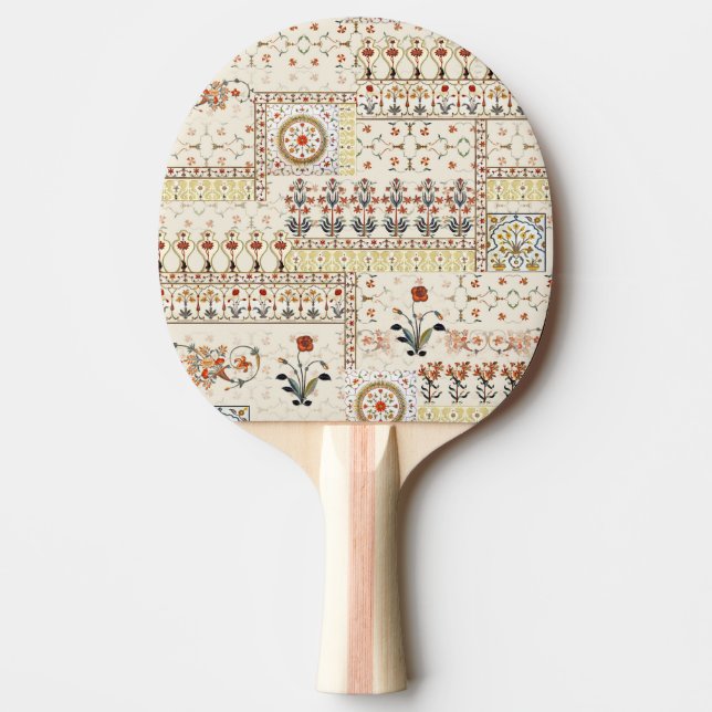 Mughal Blommigt Paisley: Ethnic Digital Elegance. Pingisracket (Framsidan)