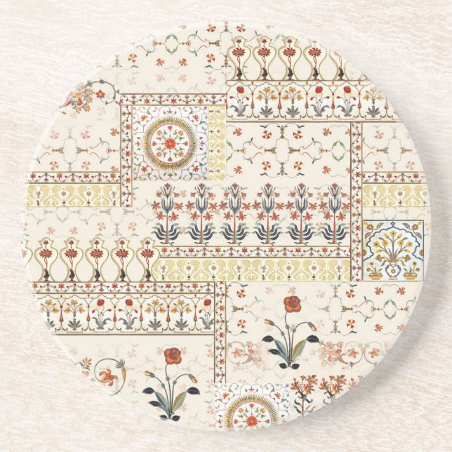 Mughal Blommigt Paisley: Ethnic Digital Elegance. Underlägg (Framsidan)