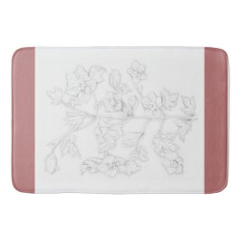 Mughal Design on a Bath Mat Badrumsmatta