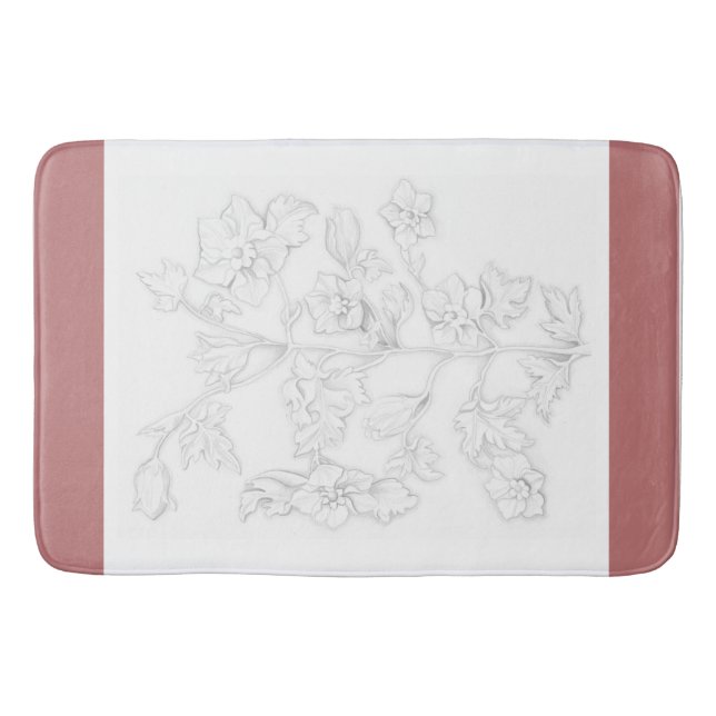 Mughal Design on a Bath Mat Badrumsmatta (Framsidan)