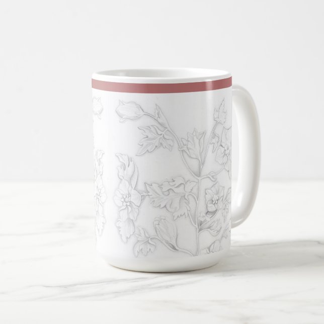 Mughal Design on a Classic Mug (15 oz) Kaffemugg (Framsida höger)