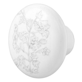 Mughal-design på en keramisk knopp