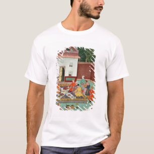 Mughal kejsare som festar i en borggård t shirt
