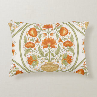 Mughal Motif Fantasy Flowers Mönster Prydnadskudde
