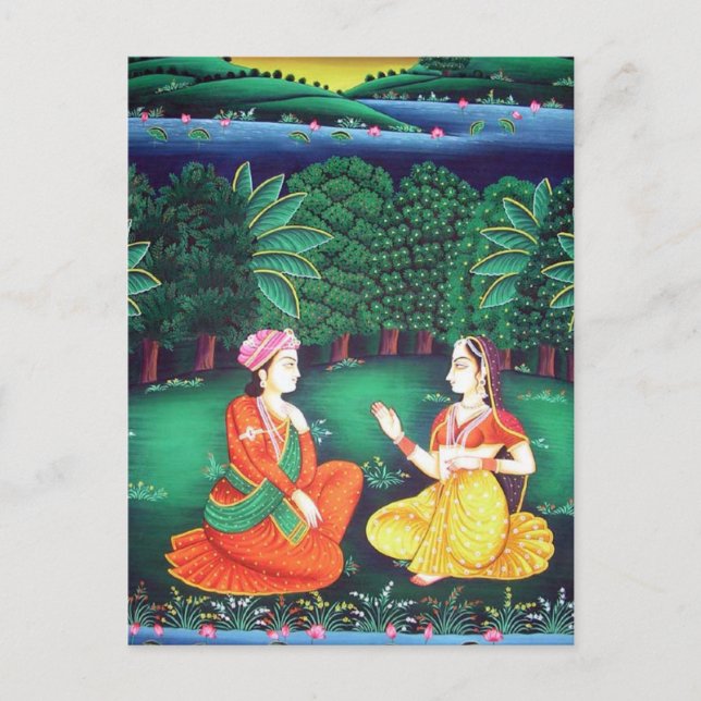 Mughalkonst Vykort (Framsida)