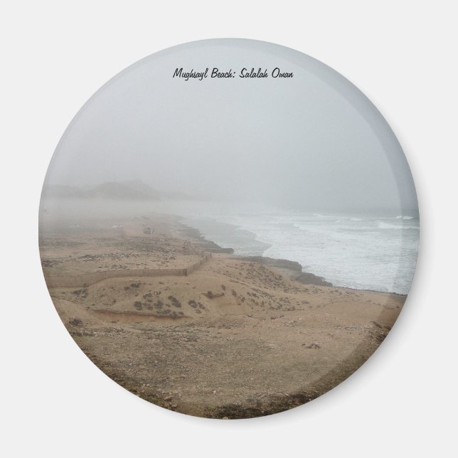 Mughsayl Beach, Salalah Oman Magnet (Framsidan)