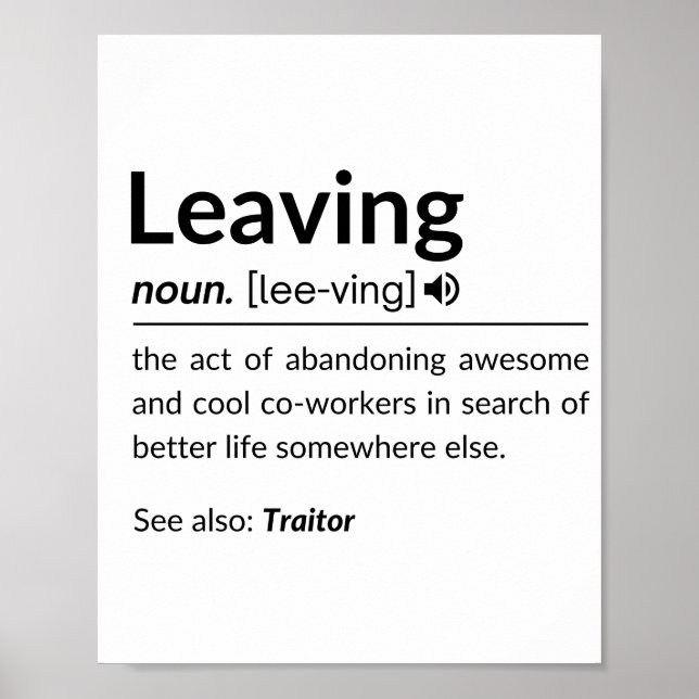 Muglackarbetare lämnar kaffe mugg poster (Framsidan)