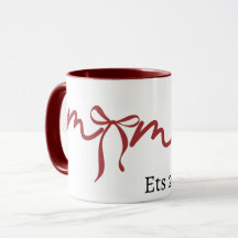 MugMama Bow Mug 2026 Sött Present till Mamma Minim