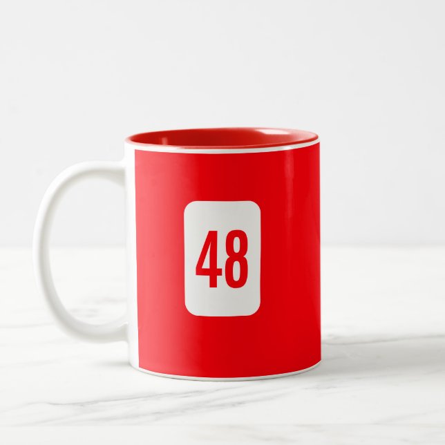 Mugs 4 All. Bold. Bright. Beautifully Minimal. Två-Tonad Mugg (Vänster)