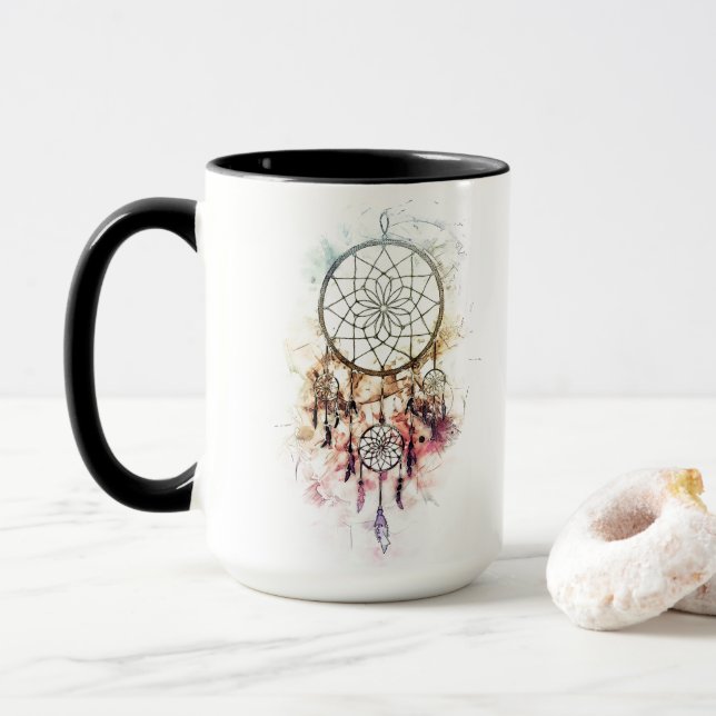 Mugs Attrape rêve / dreamcatcher V2 Mugg (Med munk)