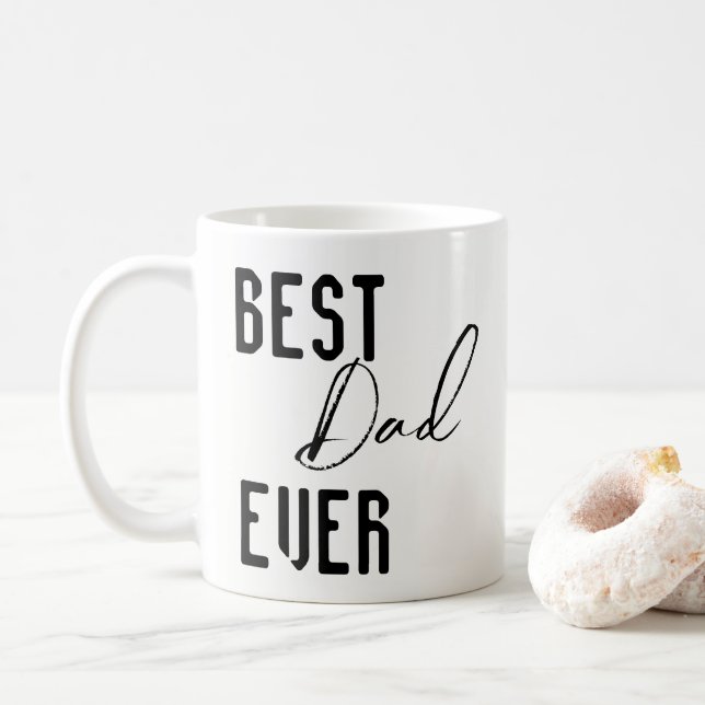 Mugs Best Dad Ever Kaffemugg (Med munk)