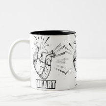 MUGS HEART DESIGNE