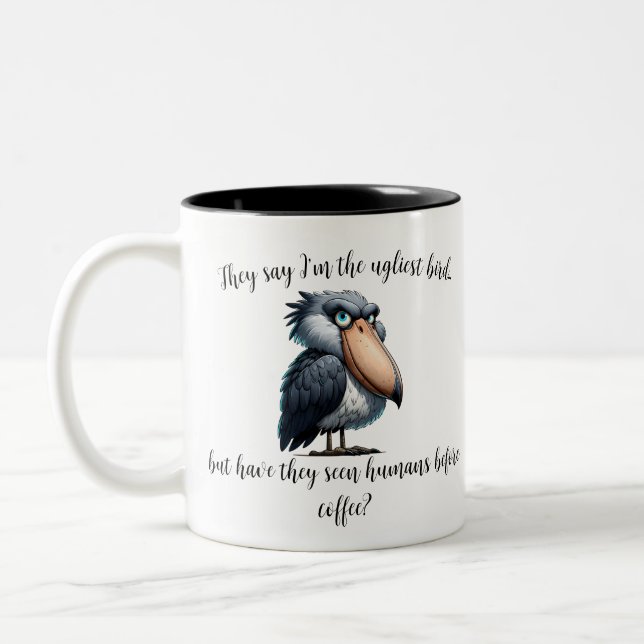 Mugs So Funny, They Should Come With a Warning Lab Två-Tonad Mugg (Vänster)