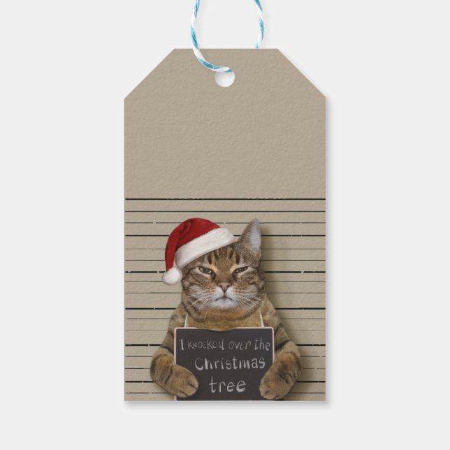Mugshot Cat-jul Presentetikett (Baksidan)