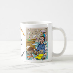 Mugshot Måndag, lärare i trasor Kaffemugg