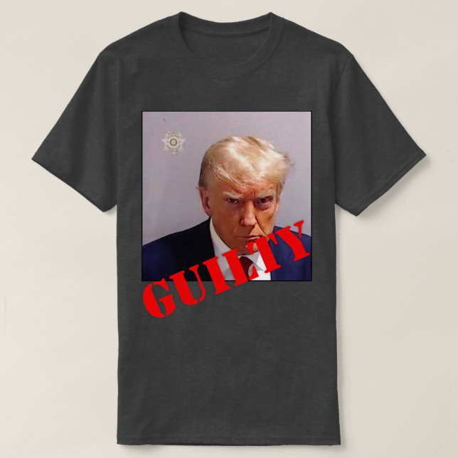 MUGSHOT MED GUILTY T SHIRT (Design framsida)