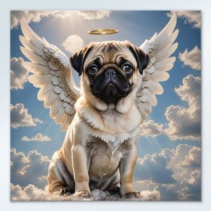 Mugsy, Pug Enters Hund Heaven Fototryck