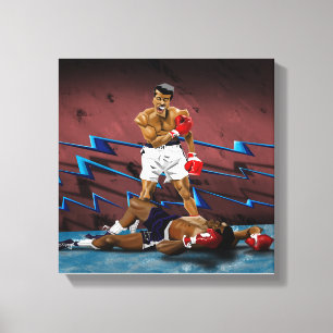 Muhammed Ali Canvastryck