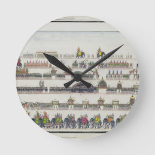 Muharram ceremoni, Faizabad, 1772 från 'Gentilen Rund Klocka