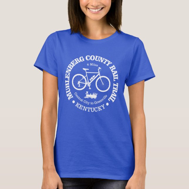Muhlenberg County Rail Trail (cykling) T Shirt (Framsida)
