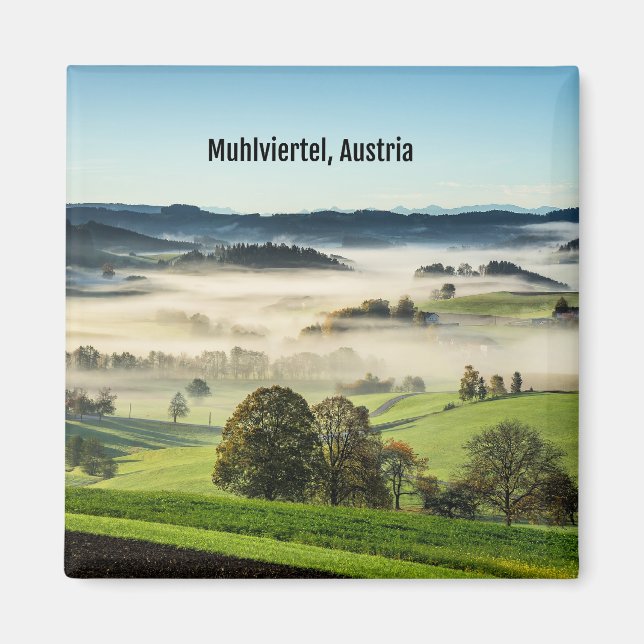 Muhlviertel, Österrike Magnet (Framsidan)