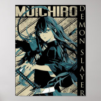 MUICHIRO DEMON SLAYER POSTER
