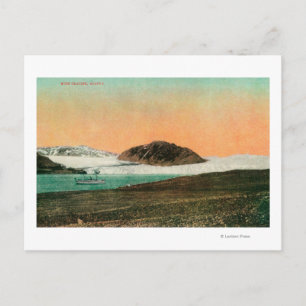 Muir Glacier och Icebergs i Alaska #2 Vykort