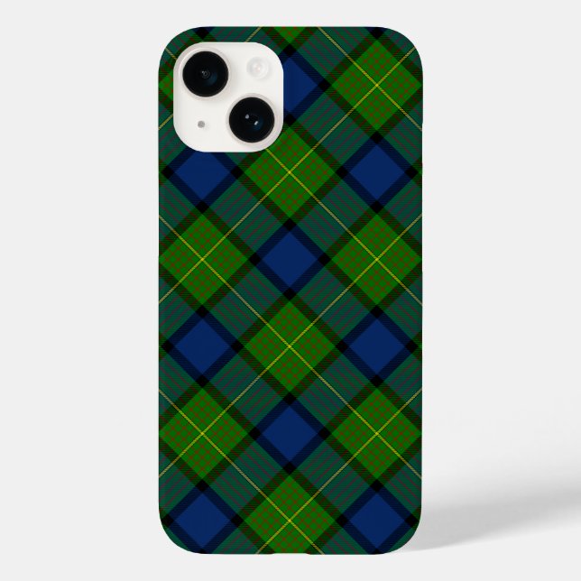 Muir Moore tartan grön blå rutig (Baksida)