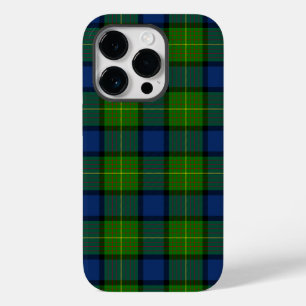 Muir Moore tartan grönt blue plaid